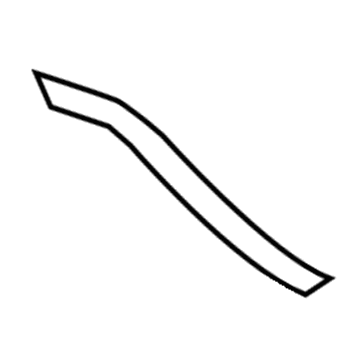 Mopar 1FK541D5AA Front Seat Back Cover 1FK541D5AA Mopar Front Seat Back Cover Illustration 1 of 1