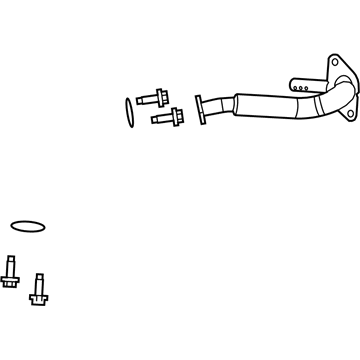 Chrysler EGR Tube - 4891606AD