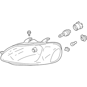 2005 Dodge Stratus Headlight - MN133280