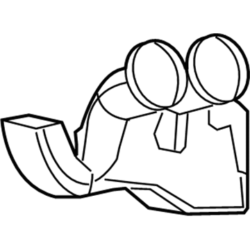 68203411AA Mopar Air Distribution Duct Illustration 1 of 1
