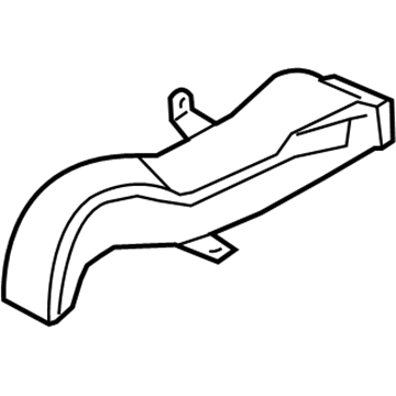 4865809AA Mopar Floor Duct Illustration 1 of 1