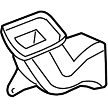 68144918AA Mopar Defroster Duct Illustration 1 of 1