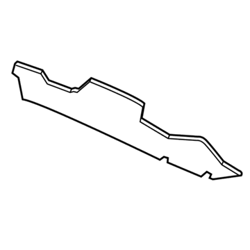 55359449AD Mopar Fender To Cowl Seal Illustration 1 of 1