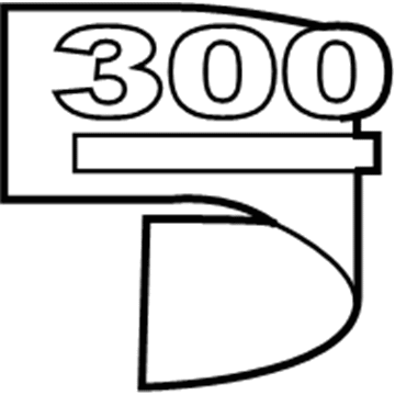 4806259AA Mopar Nameplate Illustration 1 of 1