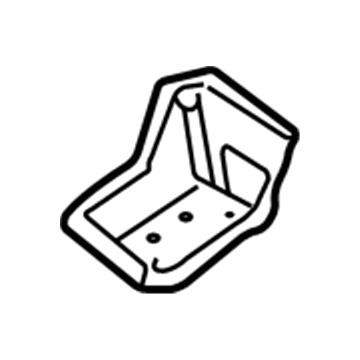 Mopar 4724502AB Bracket-COWL PLENUM 4724502AB Mopar Bracket-COWL PLENUM Illustration 1 of 1