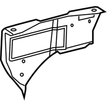 5104157AA Mopar Bracket-Battery Tray Illustration 1 of 1