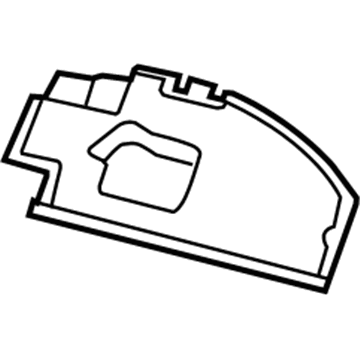 4664365AC Mopar Instrument Panel Closeout Illustration 1 of 1