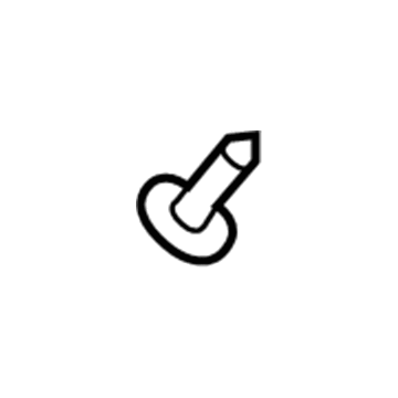 6508463AA Mopar Nut-Plastic Illustration 1 of 1