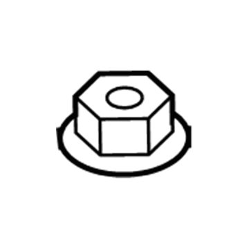 6508792AA Mopar Hexagon Flange Nut Illustration 1 of 1