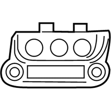 1PJ28DX9AC Mopar Instrument Panel Bezel Illustration 1 of 1