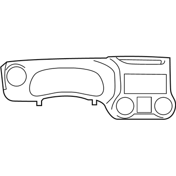 6BR44DX9AA Mopar Pad-Instrument Cluster Illustration 1 of 1