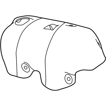 Mopar 4893180AC Heat Shield 4893180AC Mopar Heat Shield Illustration 1 of 1