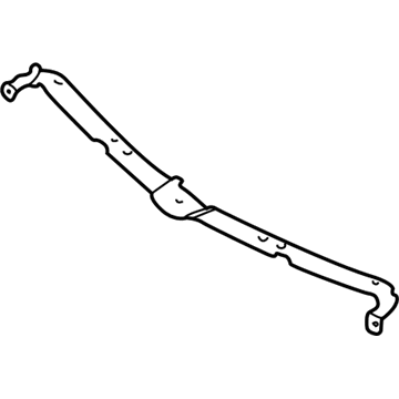 MR598813 Mopar Plate-Front Bumper Illustration 1 of 1