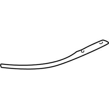 MR598815 Mopar Plate-Front Bumper Illustration 1 of 1