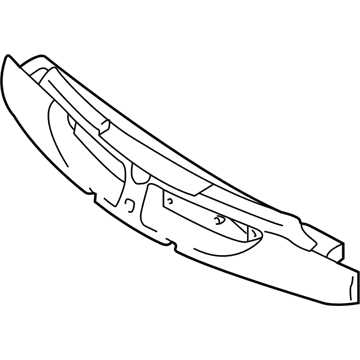 MR957870 Mopar Front Bumper Beam Illustration 1 of 1