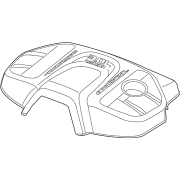 4627866AC Mopar Engine Cover Illustration 1 of 1