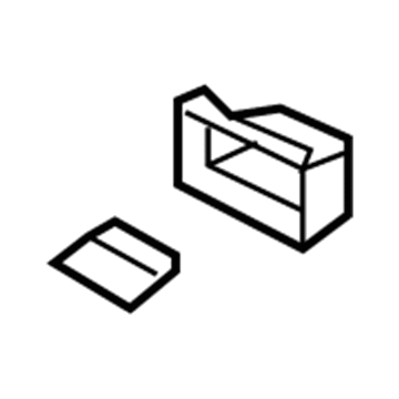 Mopar 5JQ24DX9AE Storage Box/Bin 5JQ24DX9AE Mopar Storage Box/Bin Illustration 1 of 1