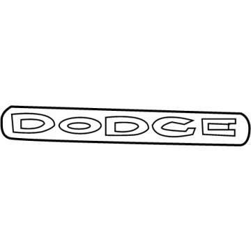 68146395AA Mopar Nameplate Illustration 1 of 1