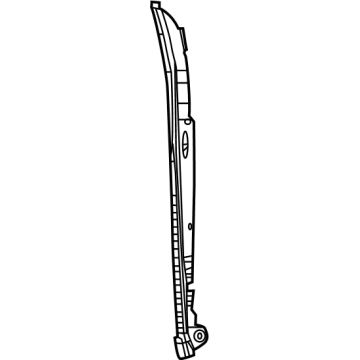 68242116AB Mopar WEATHERSTRIP-Fender To Door Illustration 1 of 1