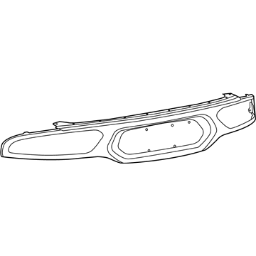 68204726AF Mopar Panel-Rear FASCIA VALANCE Illustration 1 of 1