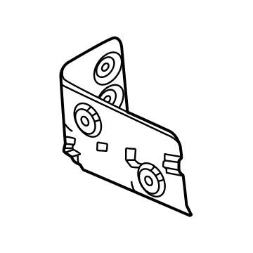 68312138AB Mopar Fuel Tank Heat Shield Illustration 1 of 1