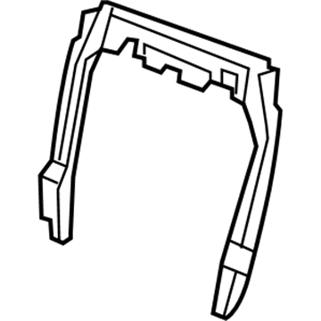 68002942AB Mopar Foam-Front Seat Back Illustration 1 of 1