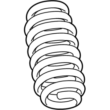 68320235AC Mopar SPRING-FRONT COIL Illustration 1 of 1