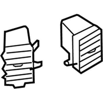 5028729AA Mopar Air Conditioning & Heater Outlet Illustration 1 of 1