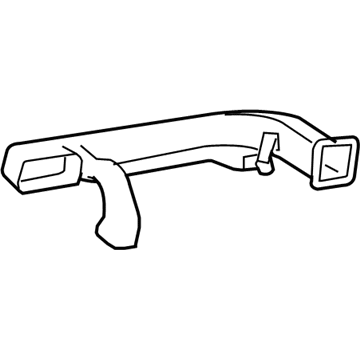 Mopar 68030856AA Demister Duct 68030856AA Mopar Demister Duct Illustration 1 of 1