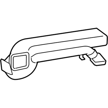 Mopar 68030853AA Demister Duct 68030853AA Mopar Demister Duct Illustration 1 of 1