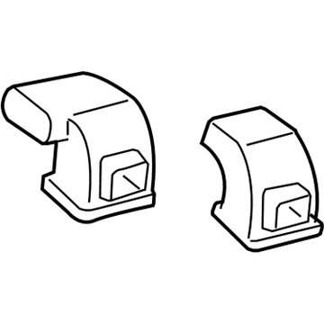 68030859AA Mopar Air Distribution Duct Illustration 1 of 1