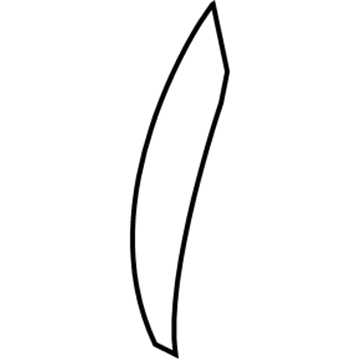 68102370AA Mopar Front Seat Back Pad Illustration 1 of 1