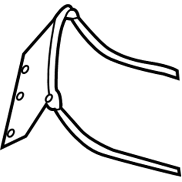 Chrysler Air Deflector - 68086581AA