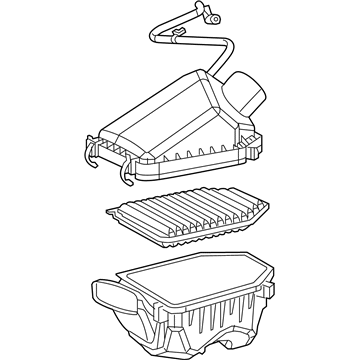 Jeep Wrangler Air Filter Box - 4627063AD