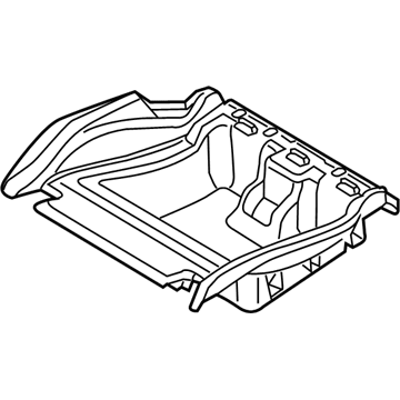 Mopar 1XT65DX9AB Bin-Cushion 1XT65DX9AB Mopar Bin-Cushion Illustration 1 of 1