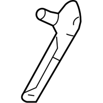 Mopar 1FJ55DX9AA Lumbar Handle 1FJ55DX9AA Mopar Lumbar Handle Illustration 1 of 1