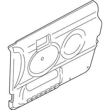 5DY671J3AE Mopar Door Trim Panel Illustration 1 of 1