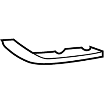 4805094AB Mopar Fascia Bracket Illustration 1 of 1