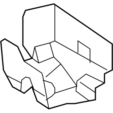 4692044AC Mopar Splash Shield Illustration 1 of 1