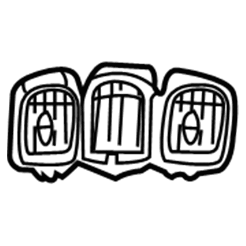 5019882AB Mopar Outlet-A/C & Heater W/IR Sensor An Illustration 1 of 1