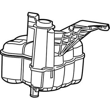 68166475AD Mopar Coolant Recovery Bottle Illustration 1 of 1