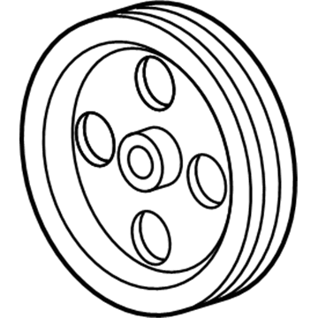 68102258AA Mopar Power Steering Pump Pulley Illustration 1 of 1