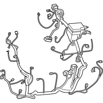 4795365AD Mopar Headlamp And Dash Wiring Illustration 1 of 1