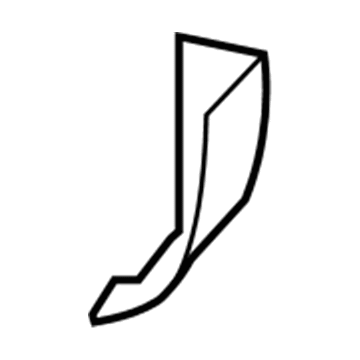 68010406AA Mopar Instrument Panel End Cover Illustration 1 of 1