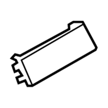 Mopar 5103928AA Cover-Radio Opening 5103928AA Mopar Cover-Radio Opening Illustration 1 of 1