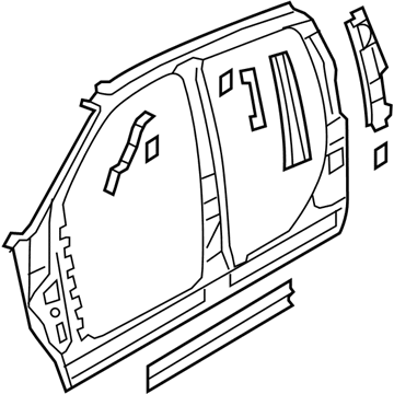 68264765AA Mopar Body Side Aperture Inner Panel Illustration 1 of 1