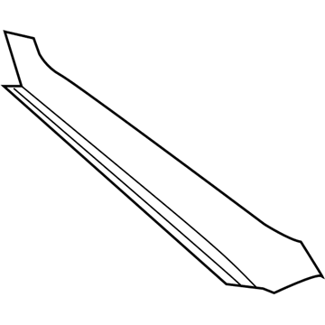 Mopar XC40TZZAG Molding A Pillar XC40TZZAG Mopar Molding A Pillar Illustration 1 of 1