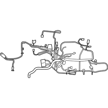 Mopar 4608491AE Engine Wiring 4608491AE Mopar Engine Wiring Illustration 1 of 1
