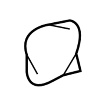 57010243AB Mopar Bumper-Glass Illustration 1 of 1