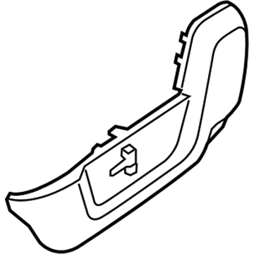 5MZ89DX9AA Mopar Shield-OUTBOARD Illustration 1 of 1